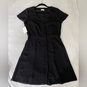 Aritzia: Nazaire Black Dress (Size 6)